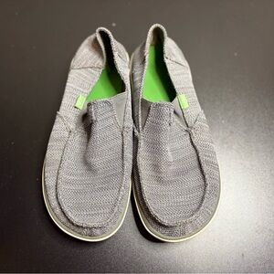 Sanuk Men's Vagabond Tripper Mesh Surfers Slip On Shoes Gray